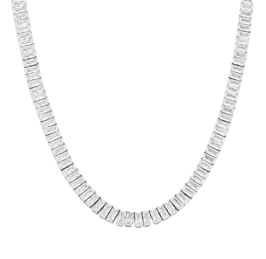 Platinum Baguette Chain