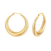 Gold-plated Hoop Earrings