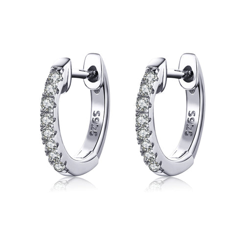 Silver Zircon Earrings