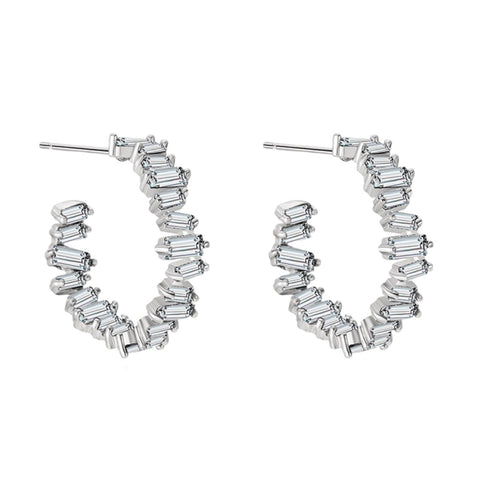 Crystal Hoops