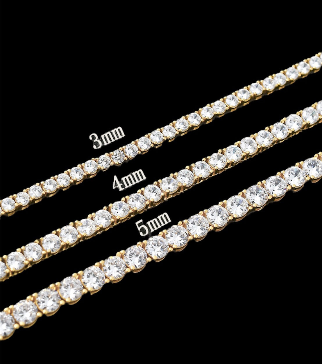 5mm Gold Tennis Chain