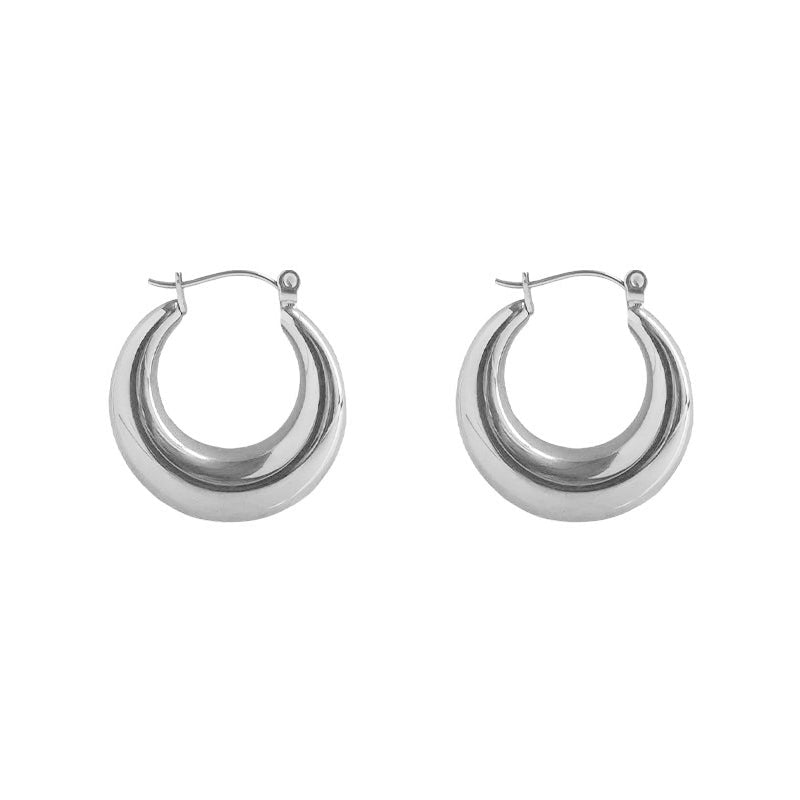 Silver Hoop Earrings