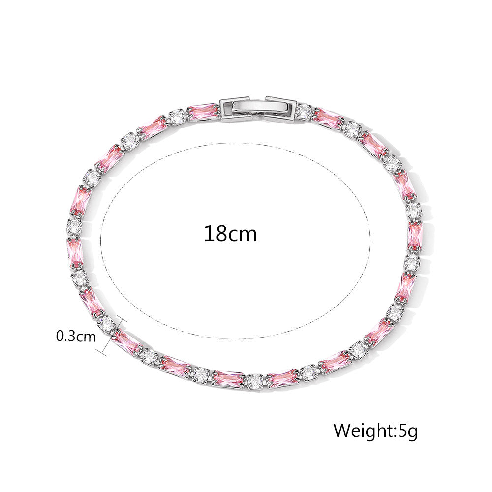 White Zircon Bracelet